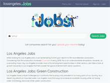 Tablet Screenshot of losangeles.jobs